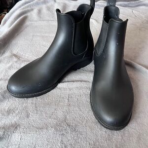 Sleek Black Ankle Boots
